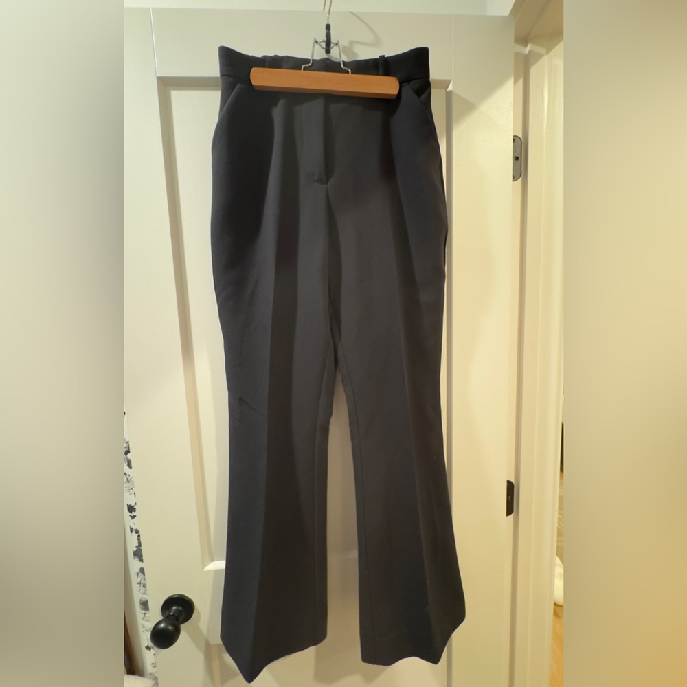 Abercrombie & Fitch Black Boot-Cut Dress Pants